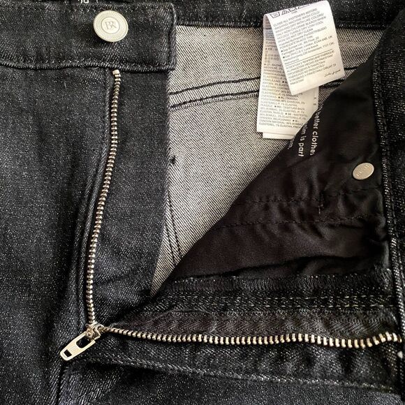 NWT Banana Republic High-Rise Skinny Jeans Black Classic Denim Size 29 Waist‎ - Picture 9 of 12